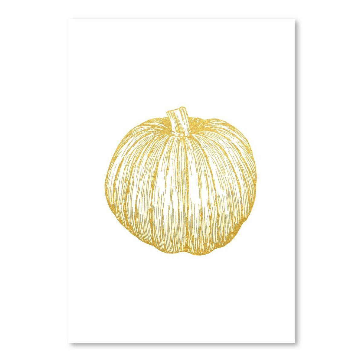 Gold Pumpkin by Samantha Ranlet - Art Print - Americanflat