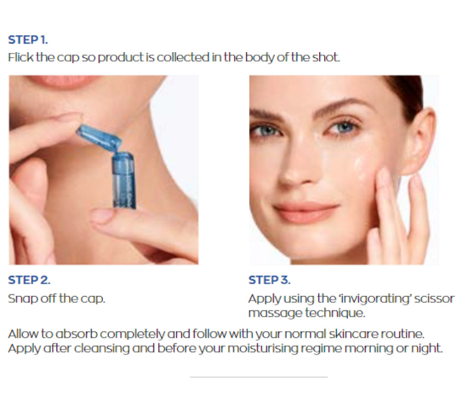how to apply plumping shots by Avon
