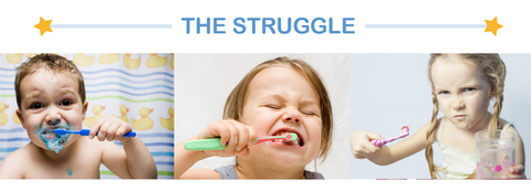 SensePro-Zahnbürste Kinder haben zu kämpfen