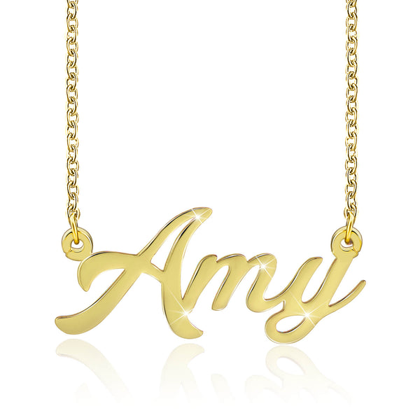 Name Necklace Custom Necklace With Name Silviax Necklace 