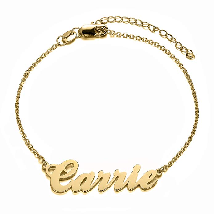 gold charm anklet