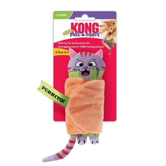 KONG Pull-A-Partz Sushi Catnip Cat Toys Mat - Incredible Pets