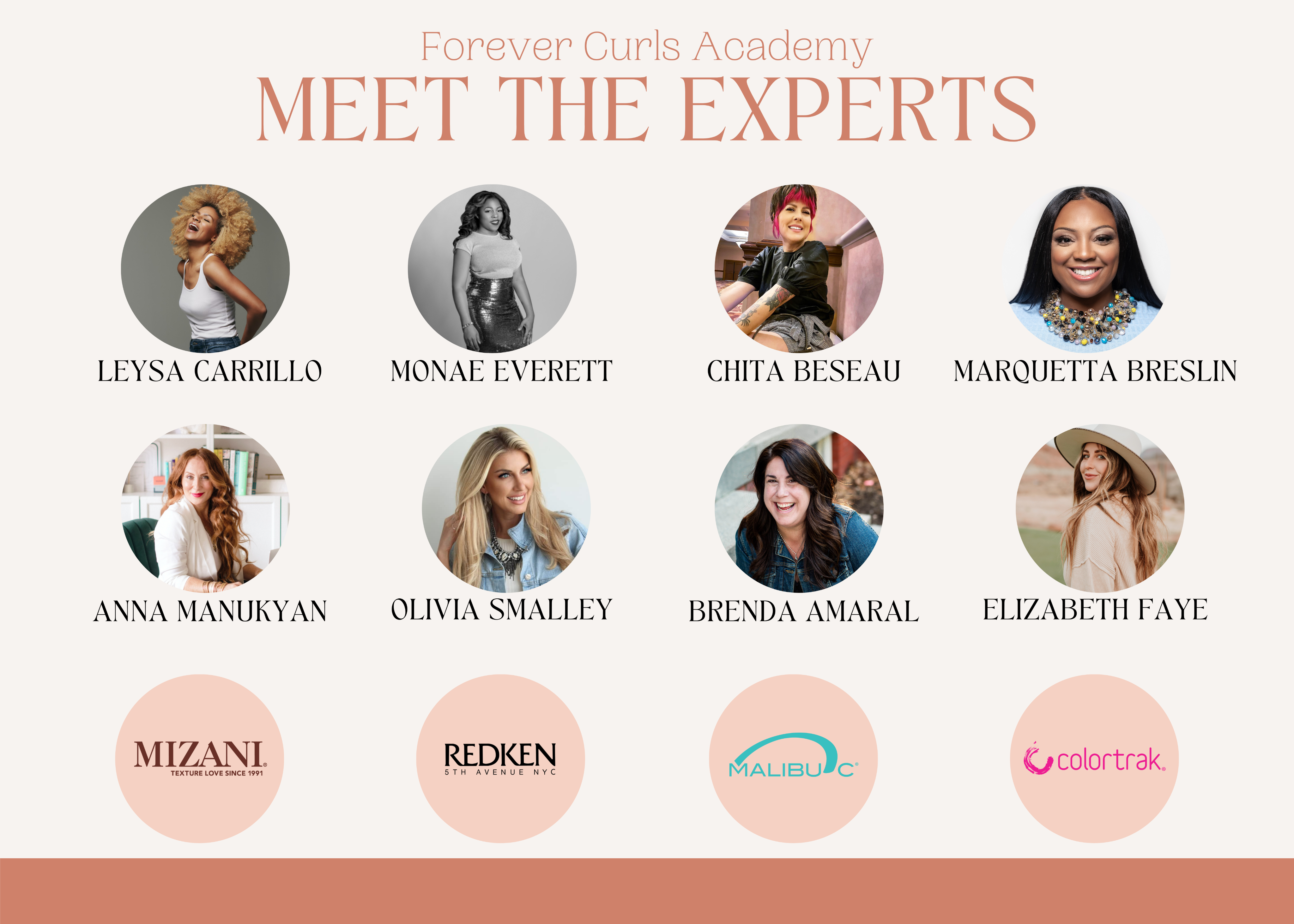 Meet the Experts speaking at the Forever Curls Academy