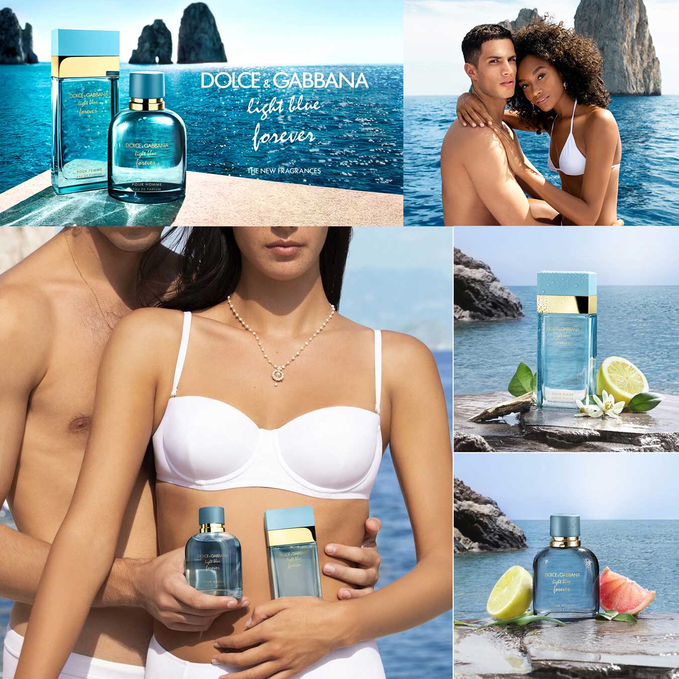 dolce and gabbana light blue commercial location