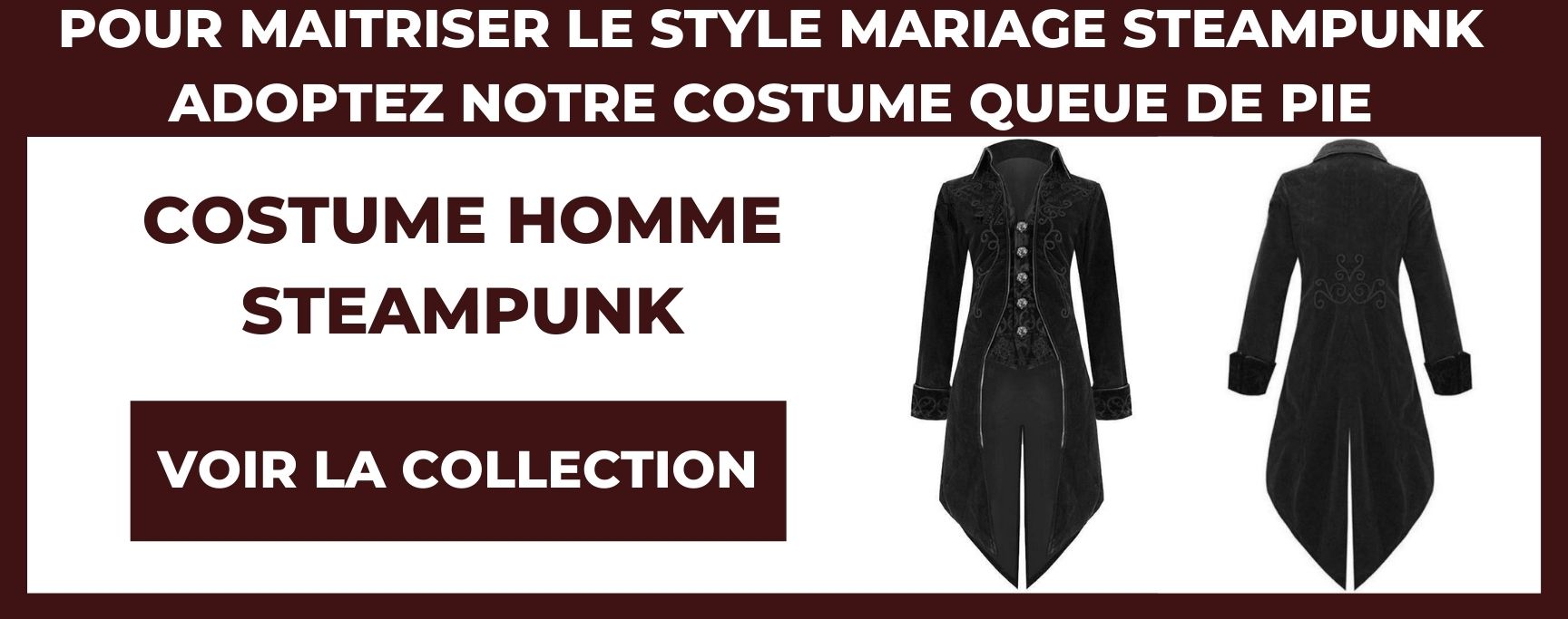 Costume steampunk mariage homme