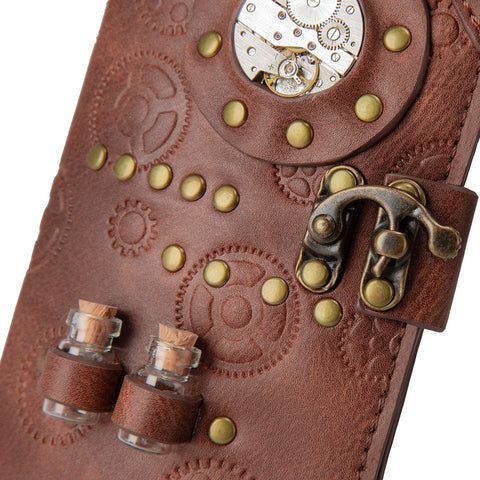 Portefeuille steampunk