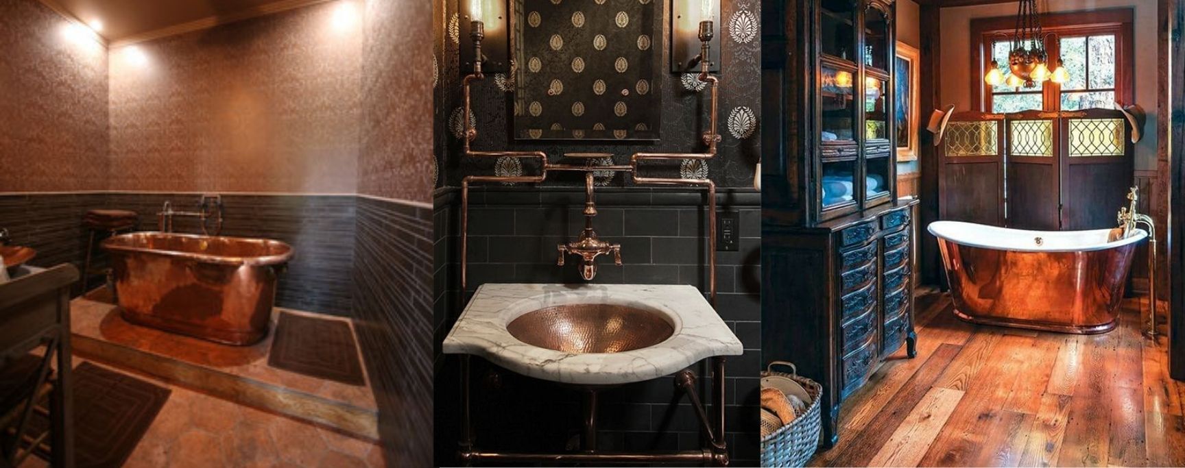 salle de bain steampunk