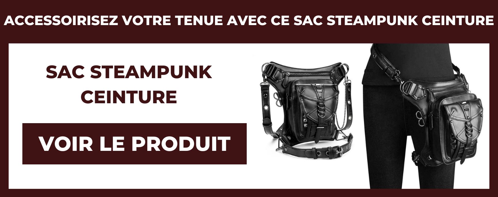sac steampunk ceinture