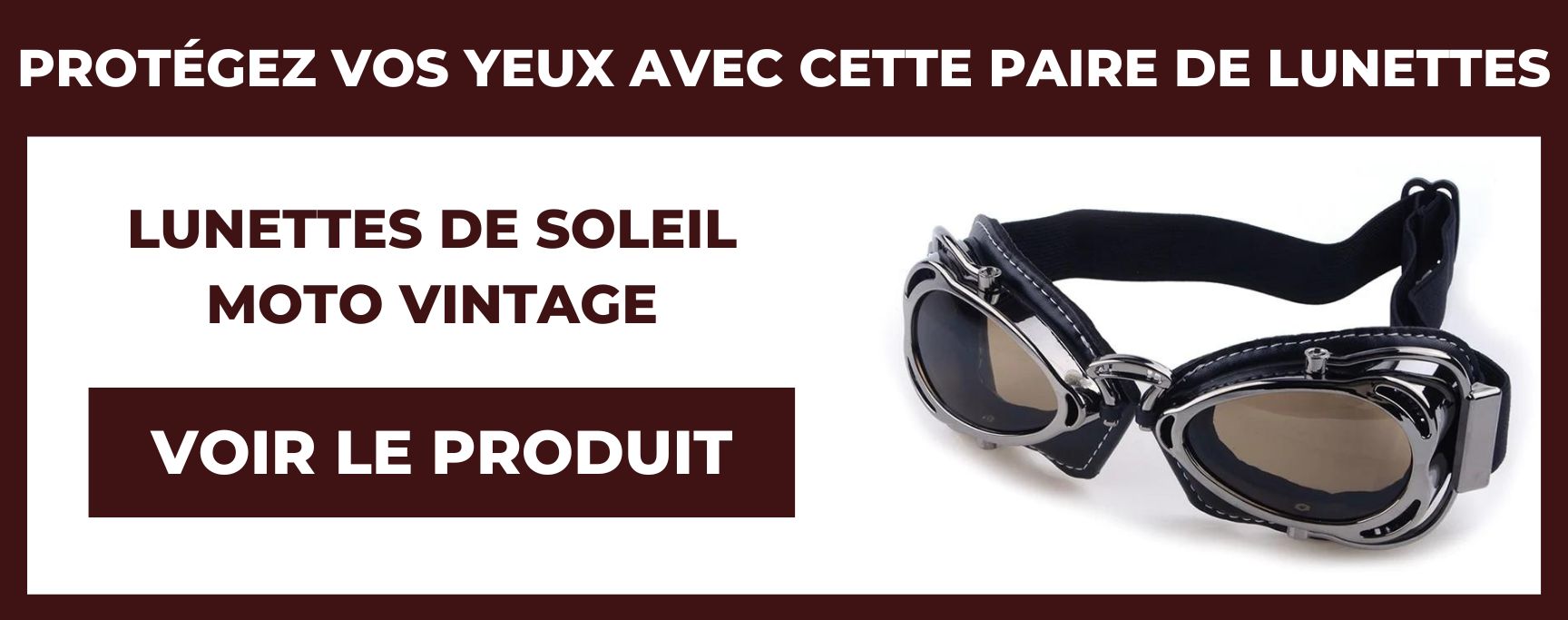 lunettes de soleil moto vintage