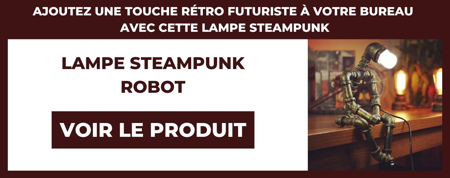 lampe steampunk robot