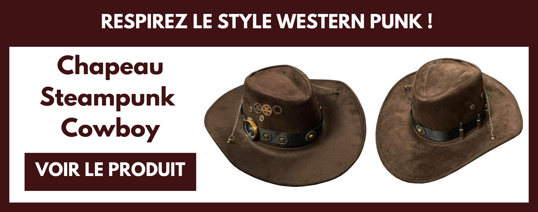 chapeau steampunk cowboy