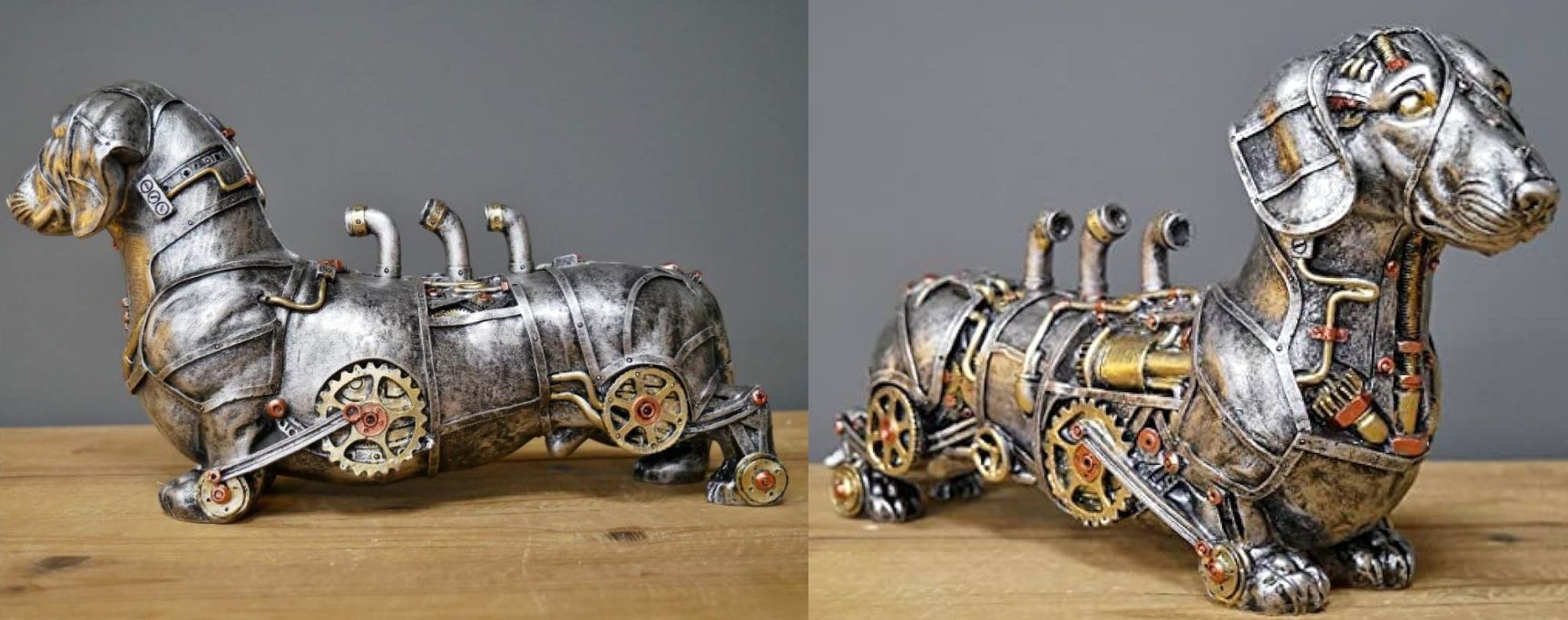 steampunk robot dog