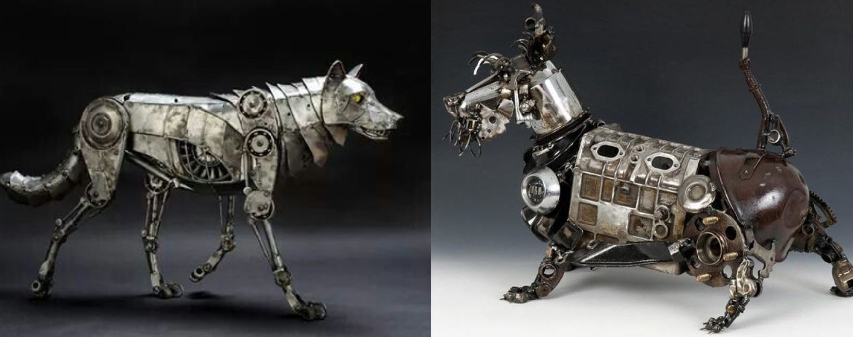 steampunk robot chien