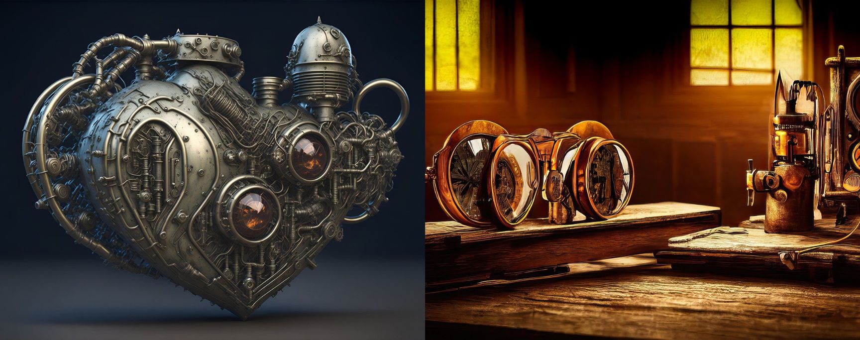 steampunk machine art