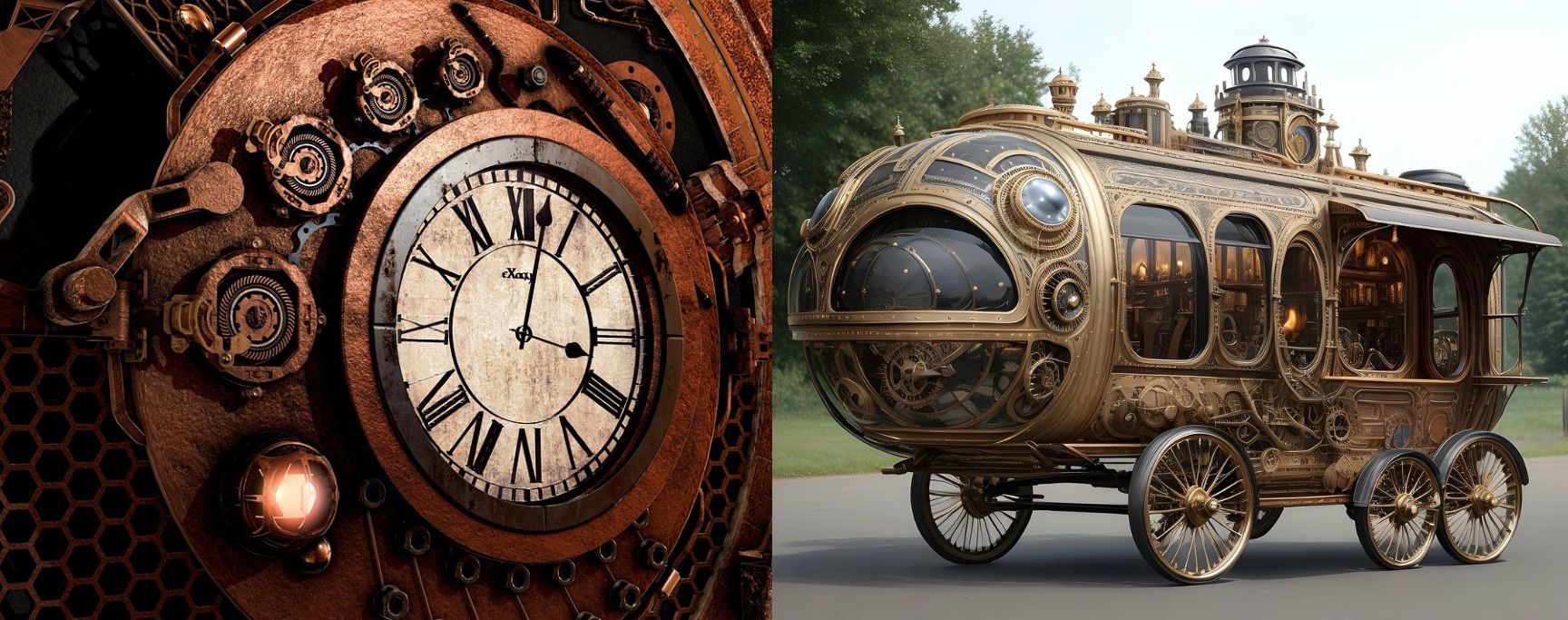 cool steampunk machine