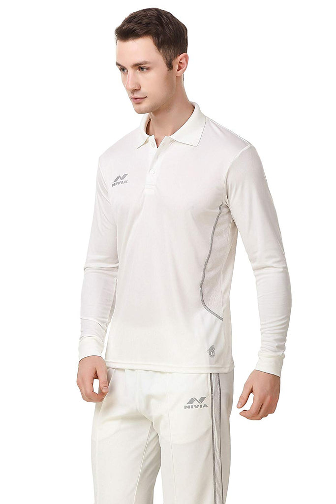 cricket white jersey full sleeve