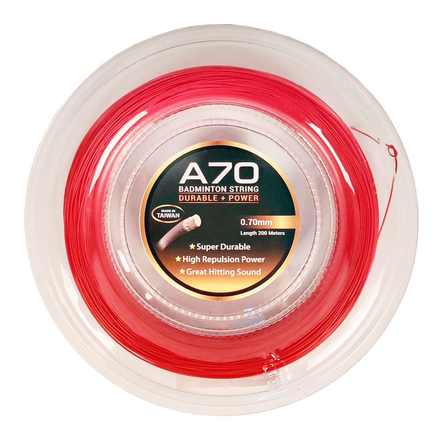 Ashaway Rally 20 Badminton String, Natural, 200 M REEL –