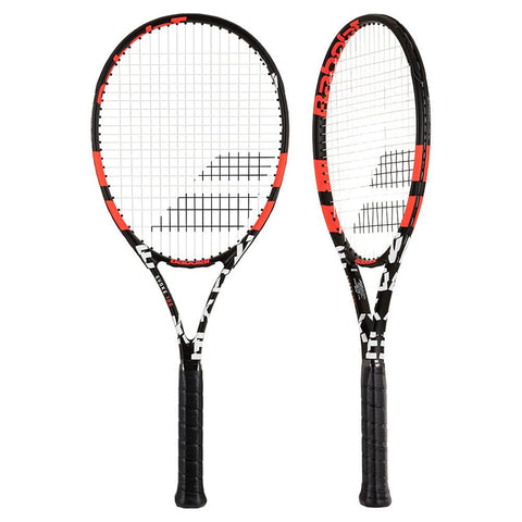 Babolat 121223 Evoke 105 Strung Tennis Racquet -Black/Orange V Prokicksports