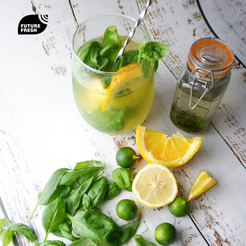 Citrus Juice with Future Fresh Genovese Basil