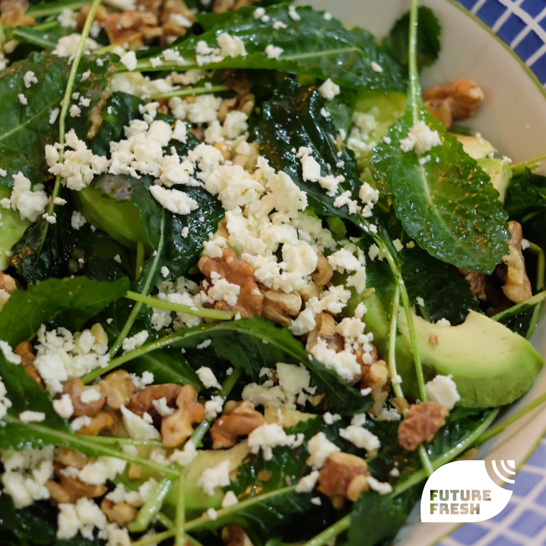 Future Fresh Baby Kale Salad with Lemon Vinaigrette