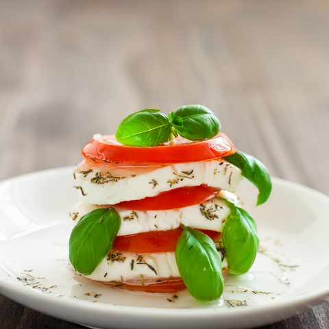 Caprese Salad with Future Fresh Salad Tomato and Genovese Basil