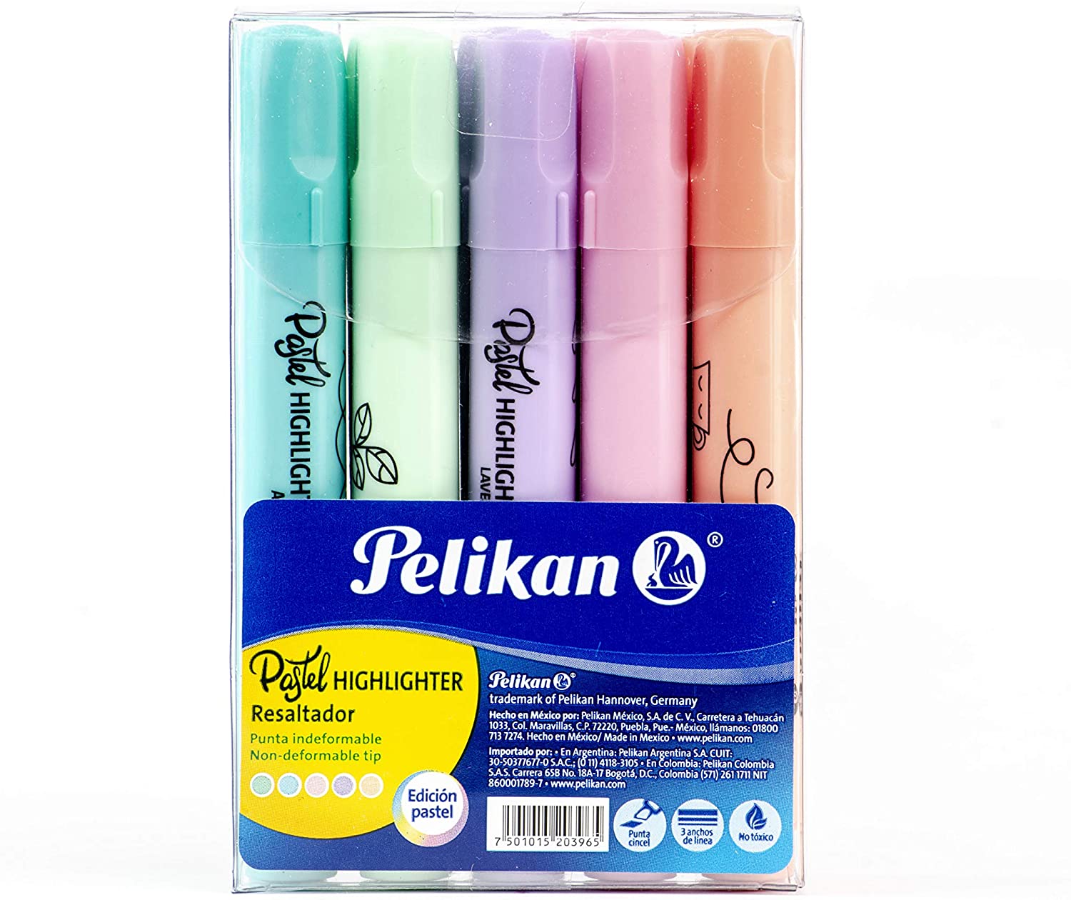 Marcatextos Color Pastel Pelikan 10 Marcadores – Agenda 23