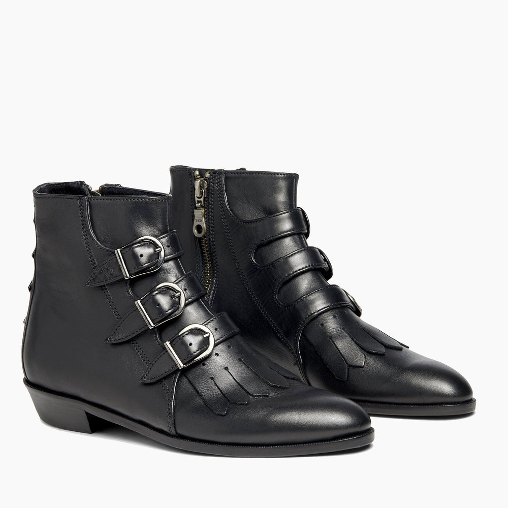 classic black boots