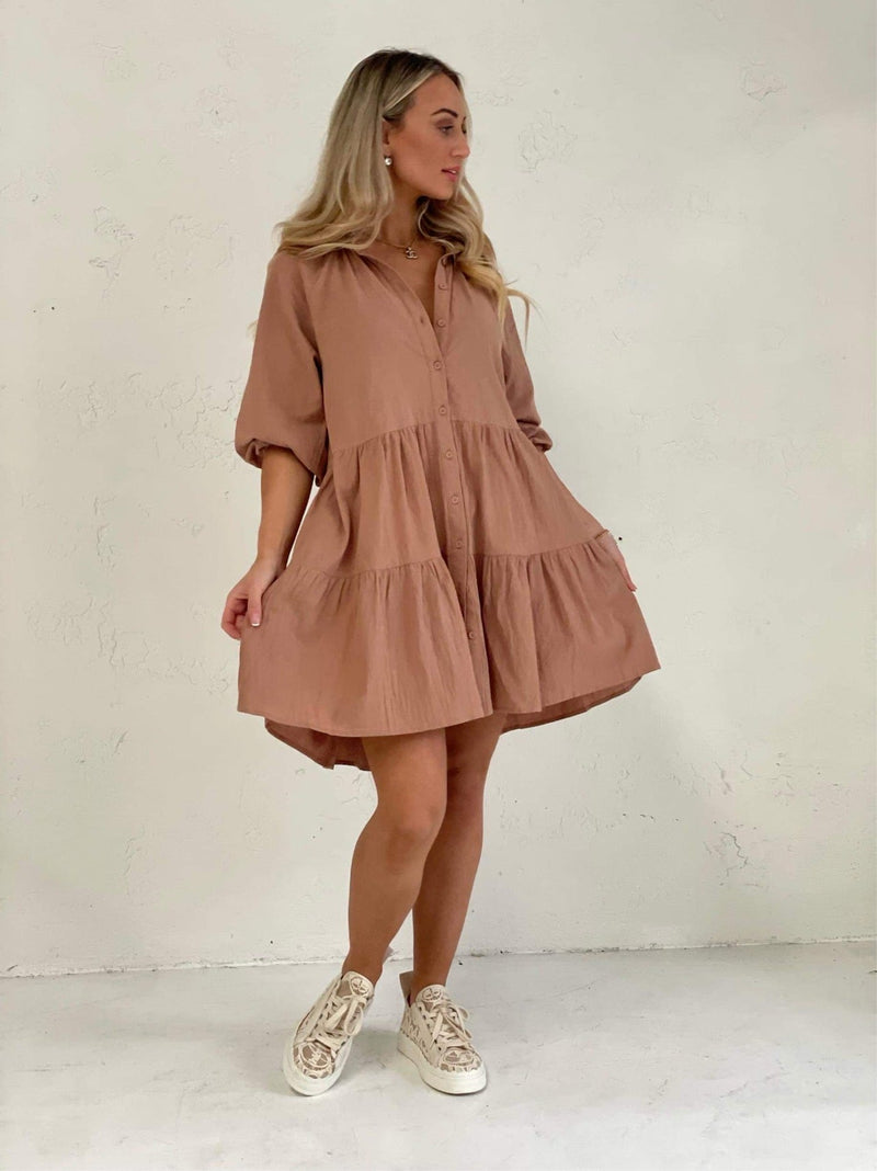 answerkeyresult Dress - Mocha