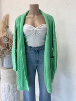 Stockholm Cardi- Mint Green