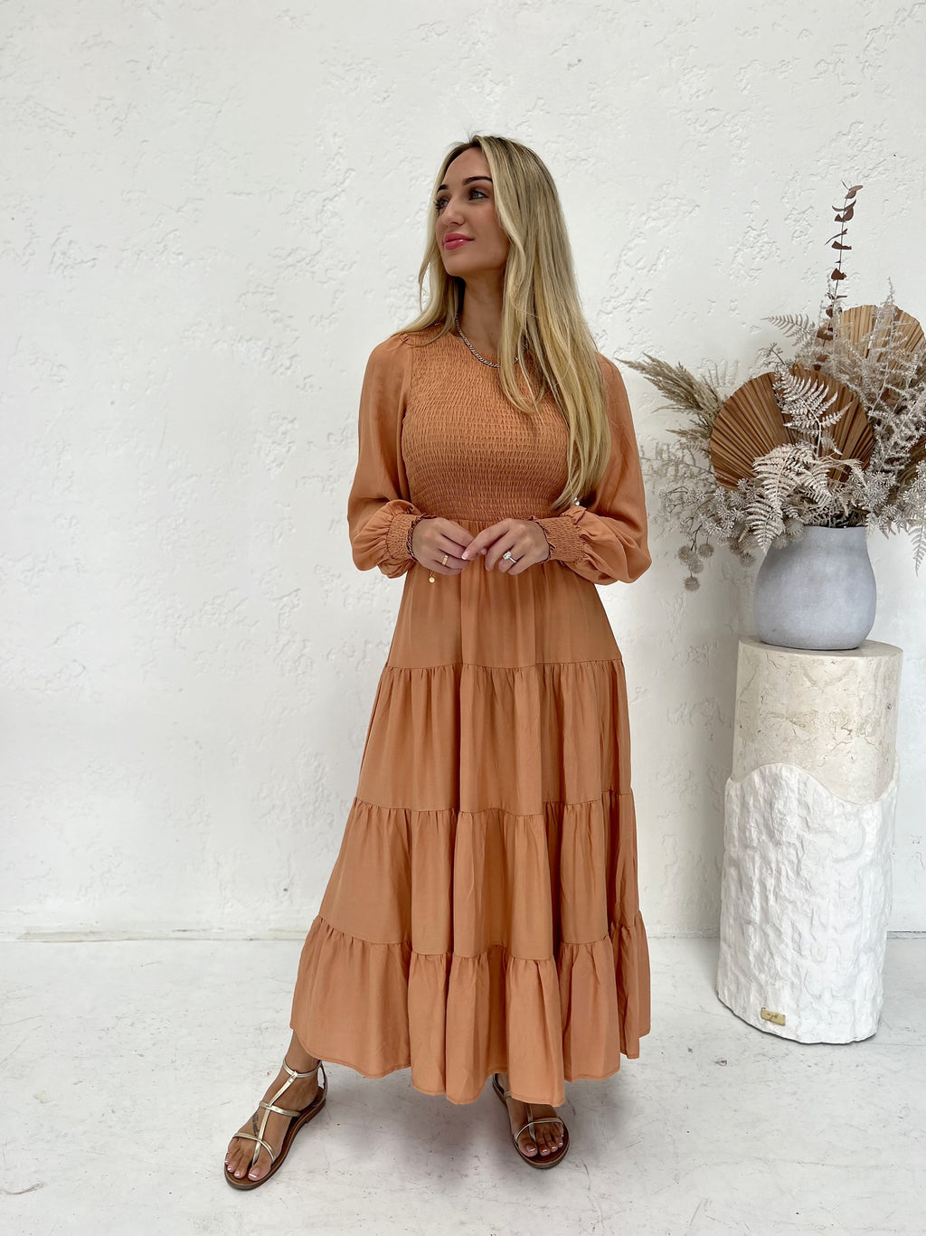 Curate Dress - Light Terracotta