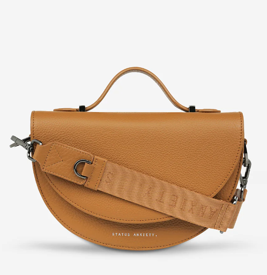 All Nighter with Webbed Strap Bag - Tan