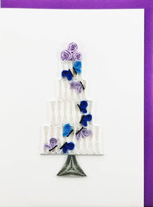 Wedding Cake Card - Iconic Quilling
