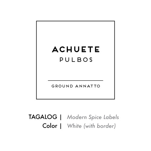 Printed Modern Spice Labels — Greenhaus Market