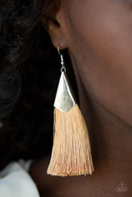 Load image into Gallery viewer, Paparazzi Earring - In Full PLUME - Brown
