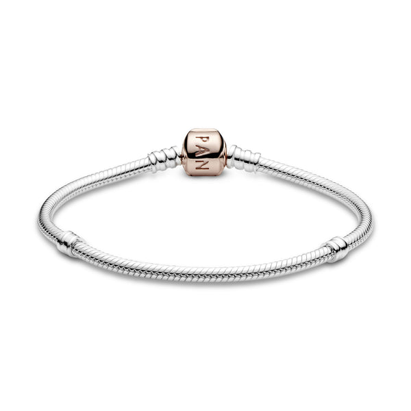 TINSLO Snake Bracelet for Pandora Charm, 925 Sterling Silver Rose Gold  Jewelry Bucket Buckle Jewelry Snake Chain Bracelet Fits Any Charm Gift For  Women Girls - Yahoo Shopping