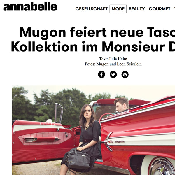 Annabelle mit Mugon Taschen