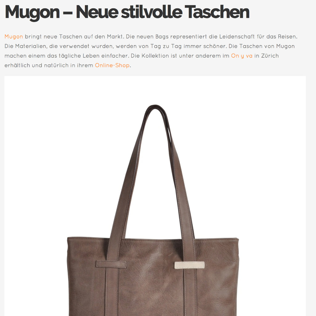 What I Like mit Mugon Taschen