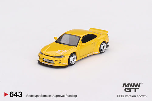 MINIGT 1:64 Nissan Silvia (S15) D-MAX in Metallic Orange