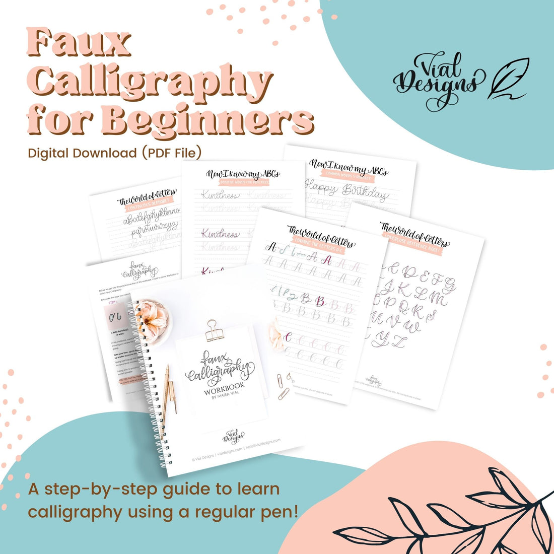 Beginner's Guide To Basic Calligraphy [Guide + Freebies