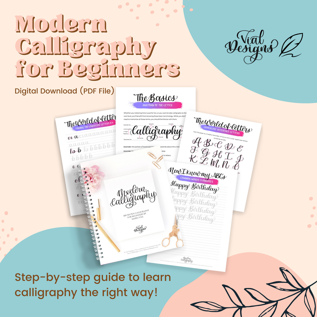 JesSmith Designs Intro to Modern Calligraphy Workbook — JesSmith Designs