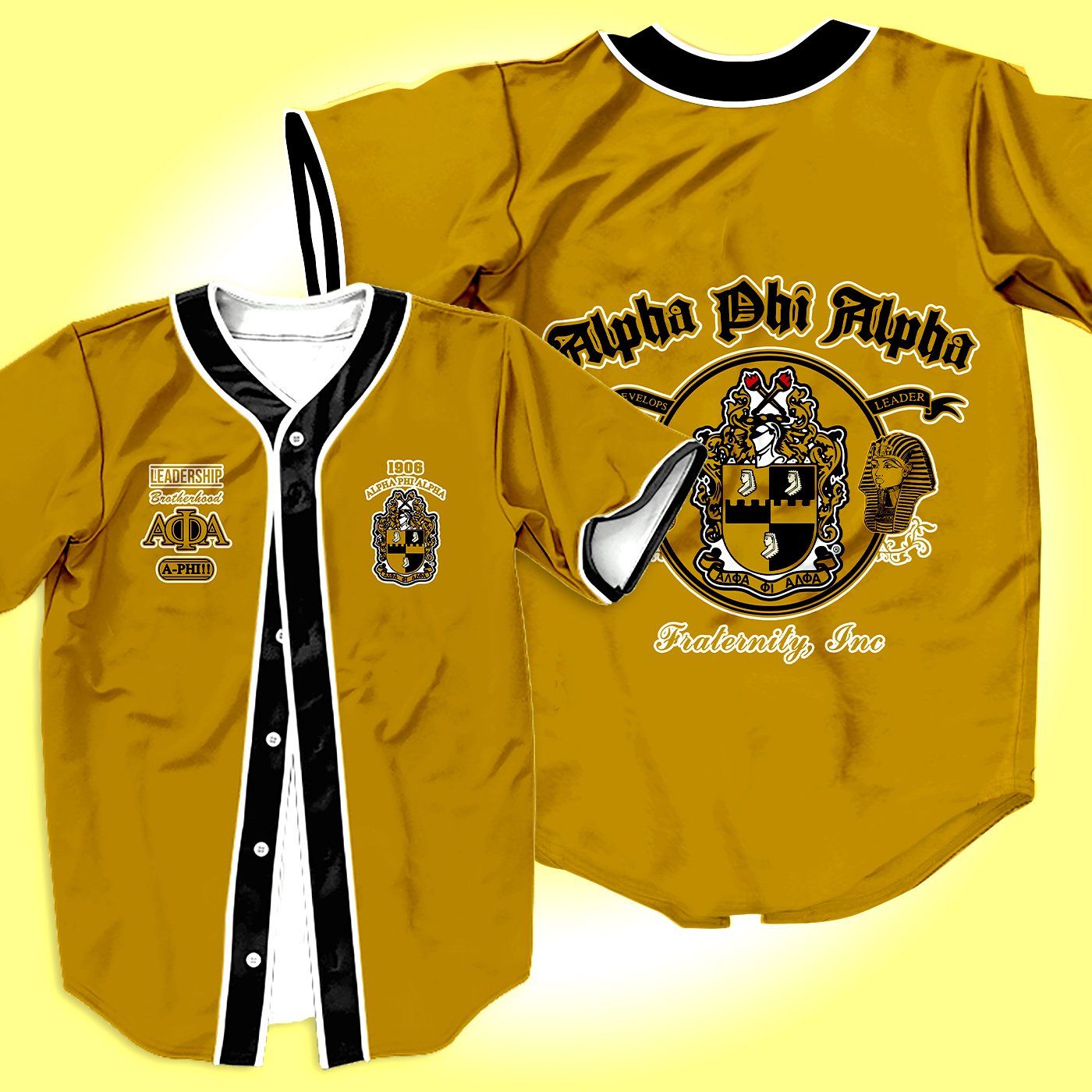 alpha phi alpha baseball jersey