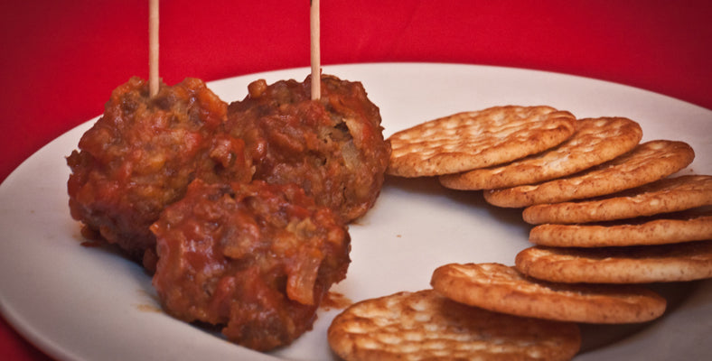 BBQ Bison Cocktail Meatballs