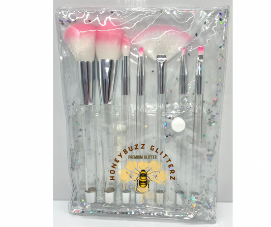 Mod Podge & Glitter Make Up Brushes.