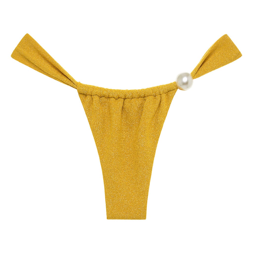 Brazilian Bikini Bottom, Cheeky Swimsuit, V CUT BIKINI BOTTOM Alani  Brazilian Cut Bikini Bottom in Sunrise in St Lucia 