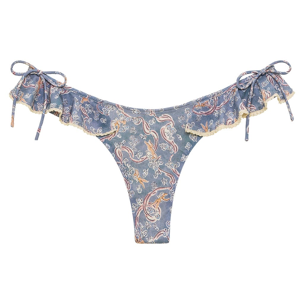 Venecia Floral Uno Ruffle Bows Bikini Bottom