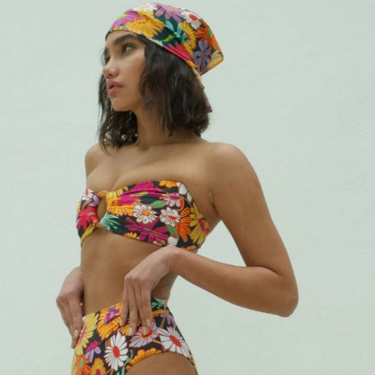 Janeane Floral Brasil Bikini Bottom