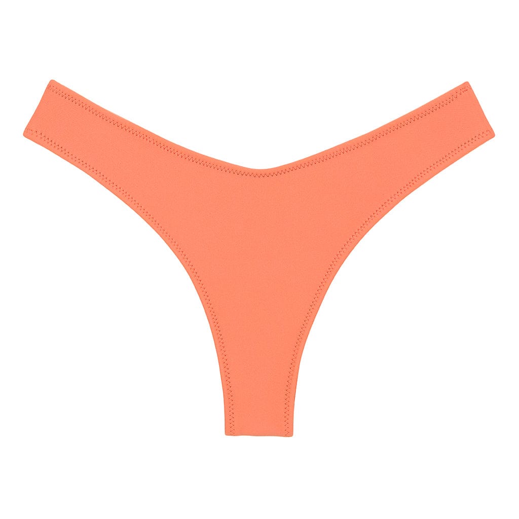 New Wave Terry Cloth Bikini Bottom in Coral • Impressions Online Boutique