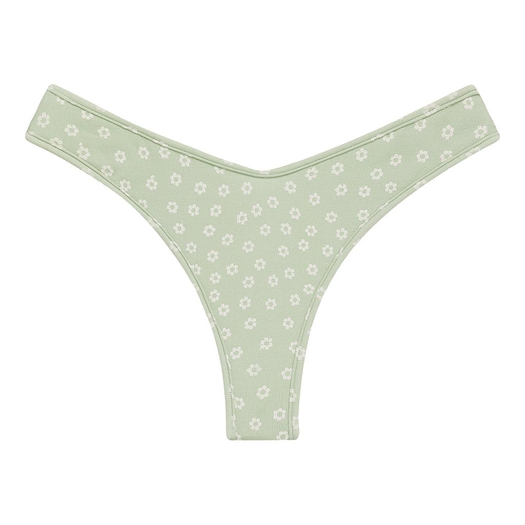 Jade bikini bottom underwear - Floral peach – Mennillo