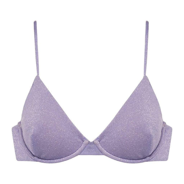 Montce – Lilac Sparkle Dainty Bikini Top – Montce