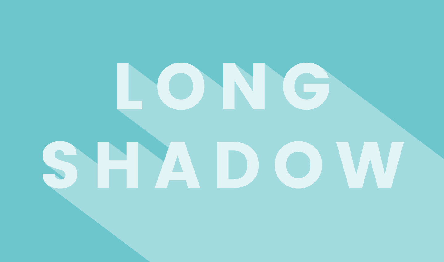 Free Long Shadow Photoshop Action